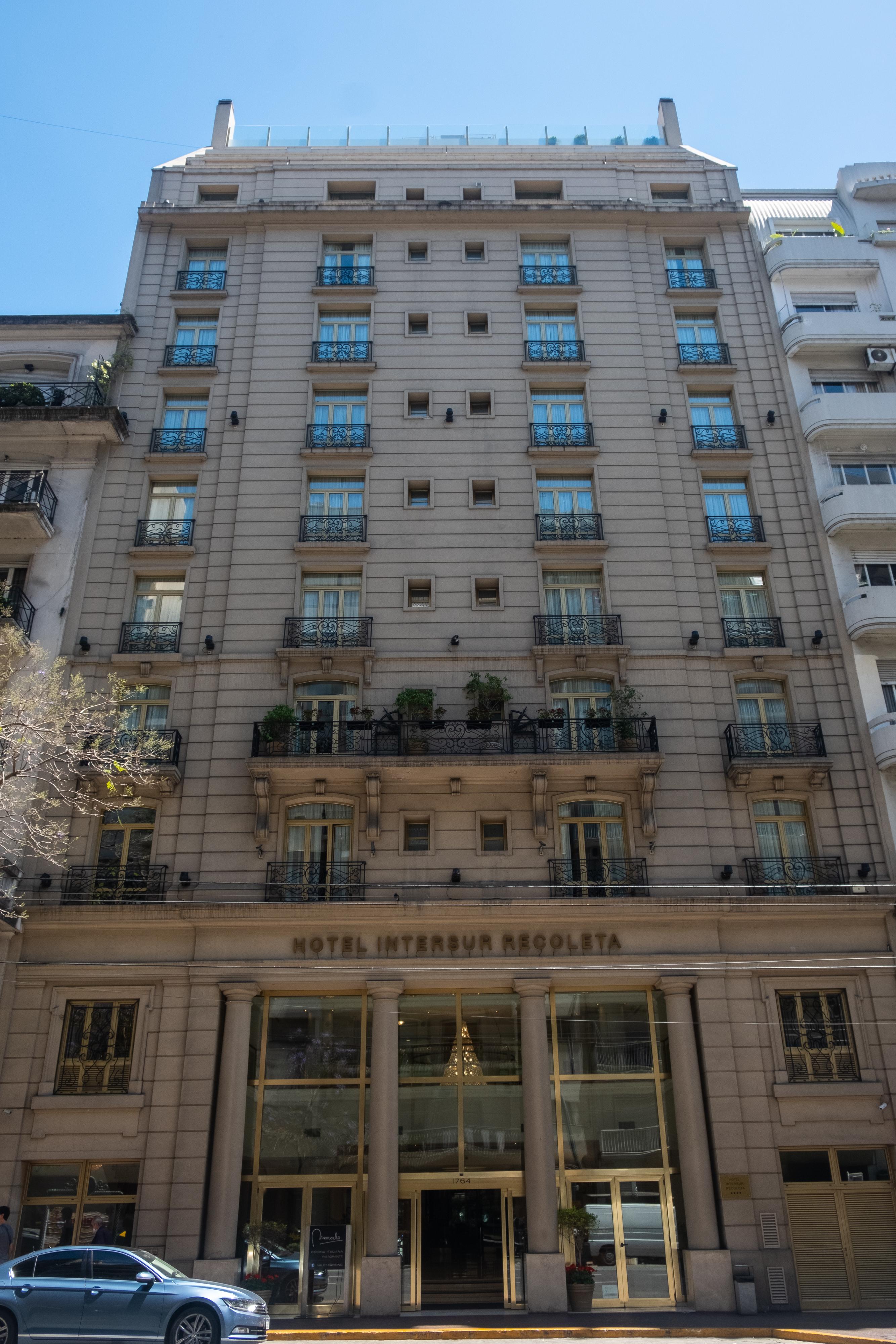 Hotel Intersur Recoleta Buenos Aires Exterior photo